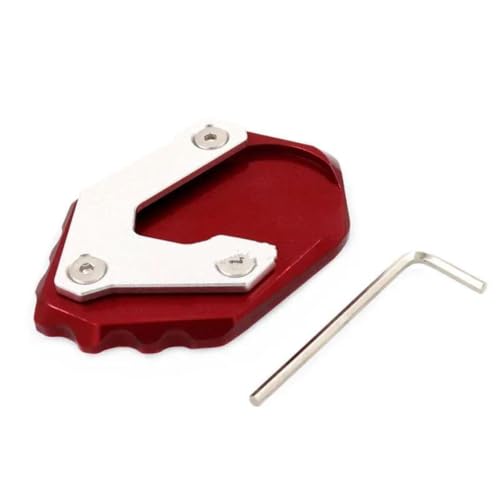 Rallonge de béquille latérale CNC pour F750GS 2018-2022 rouge