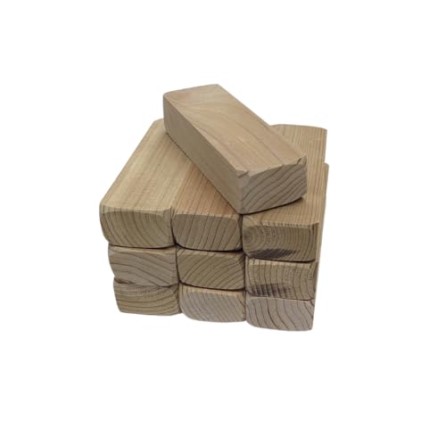 Lighting Plastics of Minnesota 10 Pack Cedar Blocks for Clothes Storage, Shoes, and Cars – Thick, Long-Lasting Aromatic 100% American Red Cedar, Made in The USA, CB-10