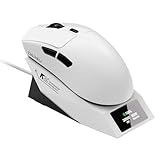 DAREU AE6PRO 無線8K ゲーミングマウス 準分子コーティング 59g軽量 30000DPI 進化したPAW3950センサー搭載 左右対称 人間工学 ワイヤレス 充電スタンド付き 白/ホワイト【1年間メーカー保証】