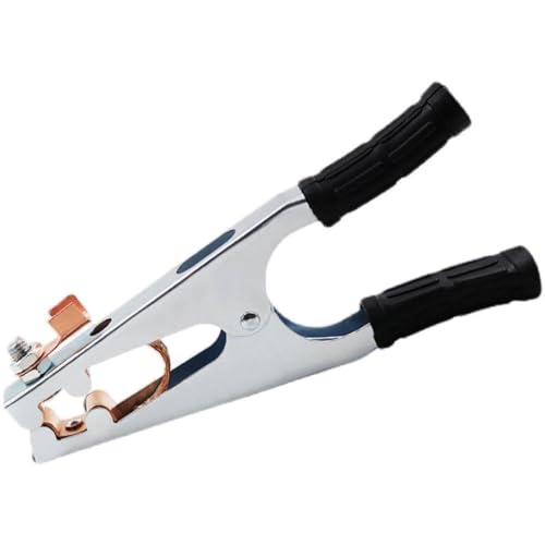 Hwtcjx Pince de Masse Soudure, Pince Soudure, Pince de Terre de Soudage ARC avec étui en cuir, Fait de fer + laiton, matériel de soudage professionnel, pour...