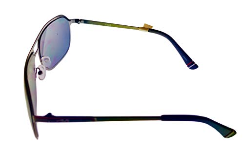 Fila Mens Dark Gunmetal Square Aviator Sunglass SF9946 597X, Medium3