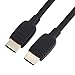 Amazon Basics HDMI Cable, 48Gbps Certified Ultra High Speed, 8K@60Hz, 4K@120Hz, Gold-Plated Plugs, Ethernet Ready, 1.8 m, Black