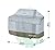 [monsoon] BBQ Grill Cover Waterproof Barbecue Grill Covers (64") Hunter Green