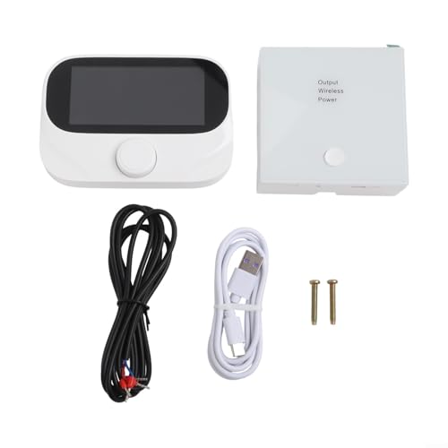 Termostato de caldera Wi-Fi programable para Tuya Smart Wireless Wifi Control remoto Rotativo Control del tiempo Pantalla meteorológica Protección contra heladas Pantalla grande Diseño elegante (WiTH3