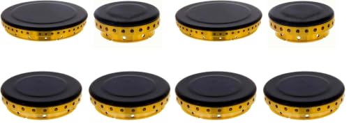 Recamania KIT 4 Quemadores de gas para TEKA, para BALAY, para FAGOR (Tapeta + Aro) | 4 unidades (Paquete de 2)
