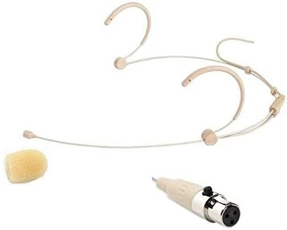 8800 Church Wireless System 8 x 100 Channels UHF Mic Professional Beige Headset Wireless Condenser Microphone for School Stage Theater - Image 4