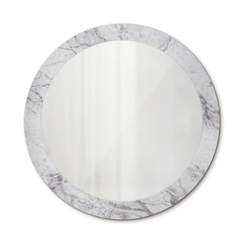 Miroir imprimé 80 cm sans cadre pour agrandir petit salon - 2