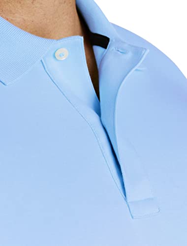 Image of Nautica Men's Classic Fit Short Sleeve Dual Tipped Collar Polo Shirt