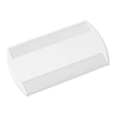A1SONIC® Neon Double Sided Nit Comb for Head Lice Detection Comb | it removes Nits, Lice and Fleas and eggs (WHITE) Cover