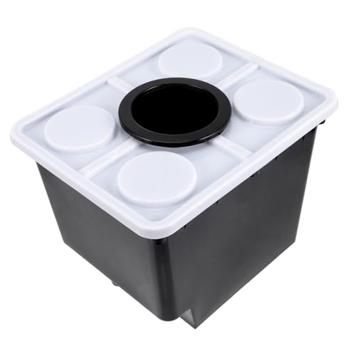 JOINPAYA Soilless Dutch Bucket for Hydroponic Plants Growing Box Plastic Planting Basket for Outdoor Greenhouse Vegetable Fruit Garden Supplies for Soilless Culture Barrel