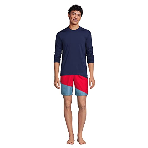 Lands' End Men's Long Sleeve Swim Tee Rash Guard4