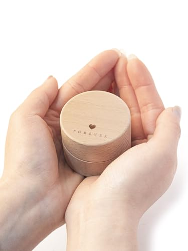iwoohome Mini Urne für Asche,Urnen für die Einäscherung von Haustieren, Urnen für Hunde- und Katzenasche (Heart)