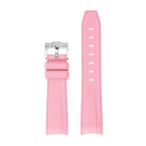 [X] VRXgbv For Swatch X Ή For Omega Ή For Moonswatch Ή XeXX`[obN 20mm 22mm Y fB[X \tg h pvoh(New pink white)