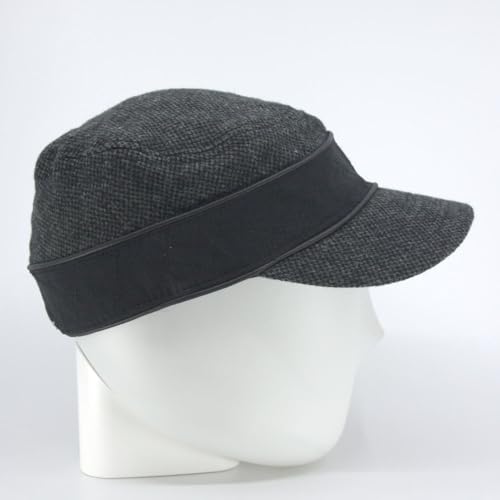 Image of The Vintage Year Washed Cotton Distressed Cadet Hat - Tactical Military Baseball Cap for Men & Women, Outdoor Casual Wear