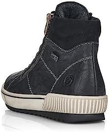 Remonte Women's D0772 Maditta Water-Resistant High-Top Sneaker Black | Image 2