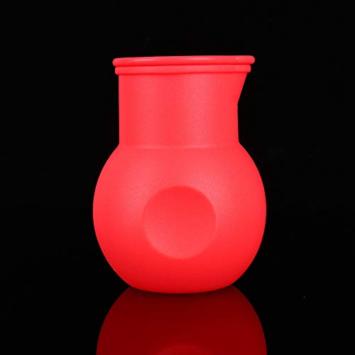 Olla para derretir chocolate de silicona roja miniatura 5
