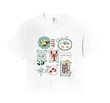 Italian Summer Scrapbook Limoncello Seafood Coastal Vibes Comfort Colors Crop Top