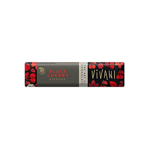 Vivani Organic Chocolate Cereza Negra 35g (Pack de 3)
