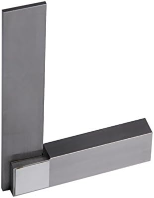 Solid Steel Square 90 degree Grade Angle Ruler with Wide Base Measure Tools 100x63mm