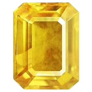 Saphir jaune de Ceylan AMZ14161, une pierre précieuse de collection de qualité AAA++