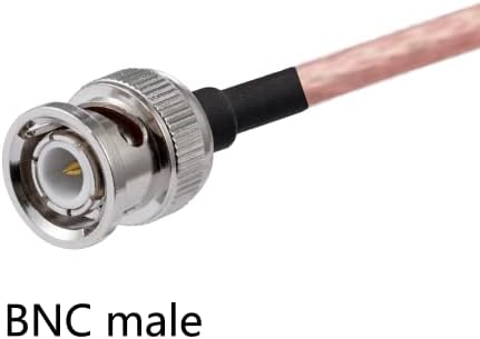Vecys SMA Male to BNC Male RF Coaxial Cable 50ohm SMA to BNC RG316 Jumper Cable 12"/30CM for Antennas Ham radio Wireless LAN Devices Wi-Fi Radios