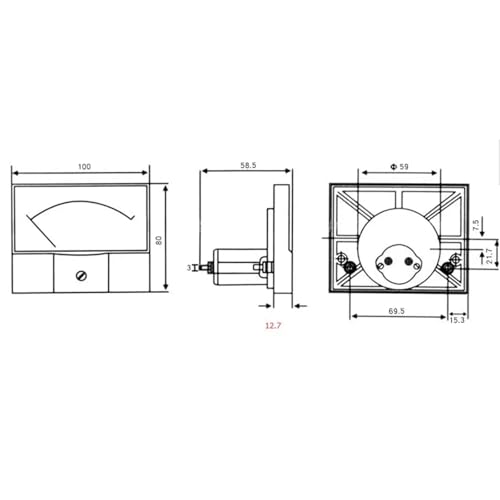 Ampèremètre CC bidirectionnel 44C2 15A pour mesure précise de courant - 4
