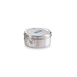 Neelam Stainless Steel 7 26G Puri Dabba, 350 ml, Silver