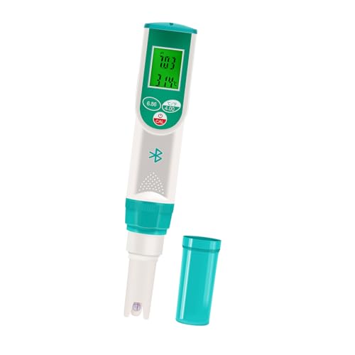 Medidor de calidad del agua, medidor de temperatura, rango de medición de 0 a 14 PH, probador digital, bolígrafo portátil para piscina