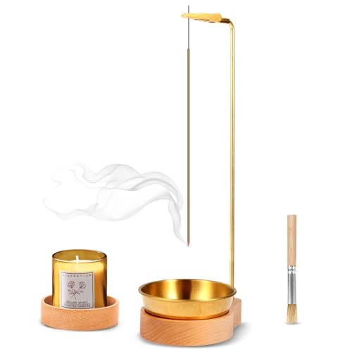 Haigivesoon IH-RG Incense Holder For Sticks,Incense Stick Holder Incense Burner, Stainless Steel Incense Tray cover