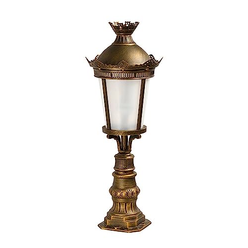 Lanterne de pilier de clôture européenne pour illuminer un jardin