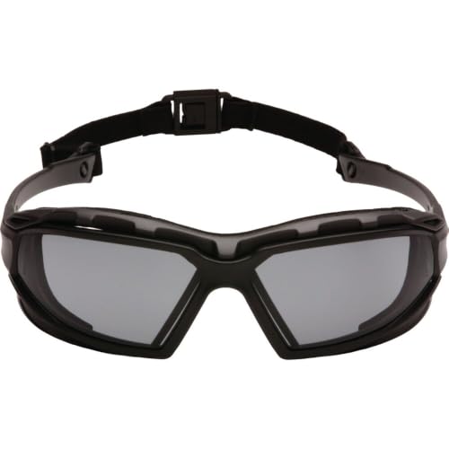 Pyramex Safety Highlander XP Glasses, Grey Anti-Fog Lens