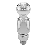 CURT 40034 2 In. Diameter Chrome Trailer Ball with 2 In. Rise Shank