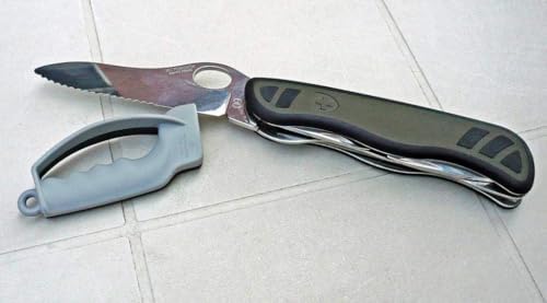 Victorinox knife sharpener Sharpy, multicolored, Grey / Black