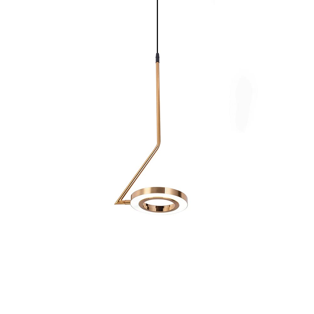 Suspension LED en métal dorée pour sublimer la décoration de votre séjour