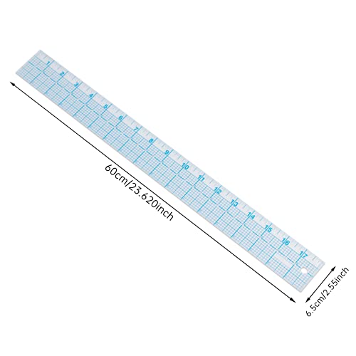 See-Thru Accurate Positioning And Marking Sewing Clear Ruler 2 X 18 Inch #TOP1