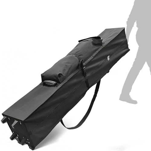 Wheeled Carry Bag for 10x10 Canopy Bag Unfold Size-62" x 10.2" x 10.2" Black
