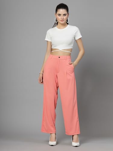 Image of UZARUS Women's Relax Fit Trouser 2 Pockets Baggy Pants