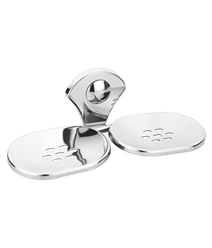 HANDY Stainless Steel Rust Free Classic Dual Soap Case | Double Soap Dish Holder | Roung Soap Holder | Bathroom Accessories Soap Case (B07FZFV1FS) Amazon Price History, Amazon Price Tracker