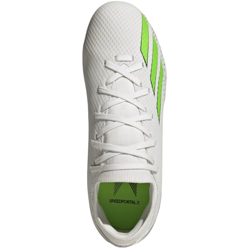 adidas X SPEEDPORTAL.3 FG J, Cloud White-solar Green-core Black, 6 Big Kid