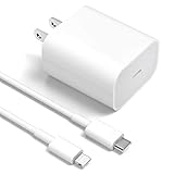 [Apple MFi Certified] iPhone Fast Charger, 20W PD Fast USB C Wall Charger with 6.6FT Type C to Lightning Cable Compatible with iPhone 12/12Mini/12Pro/12 Pro Max/11/11 Pro Max/Xs Max/XR/X, iPad