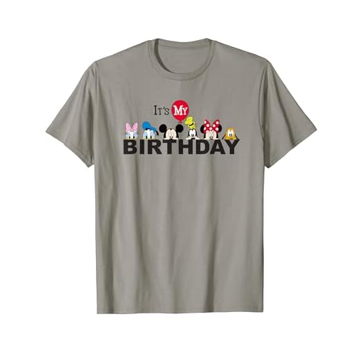 Disney Mickey and Friends It's My Birthday T-Shirt T-Shirt