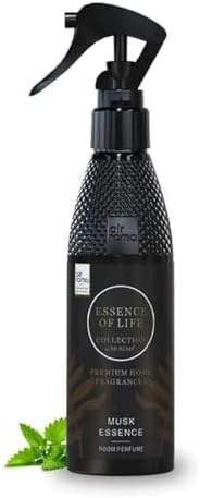 - Musk Essence Premium Air Freshener Spray for Home, Car & Office Long-Lasting Fragrance (200 ml)