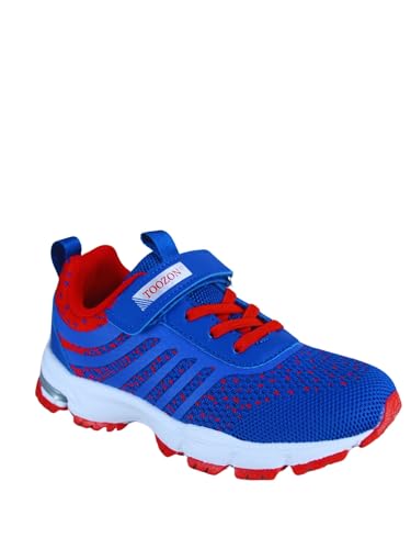 Kids Girls and Boys Lightweight Strap Running Athletic School Sneakers Shoes
