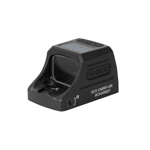 Image of HOLOSUN Green Multi-Reticle, Enclosed, Aluminum, Solar Charging K Compact Pistol Cut (SCS-Carry-GR)