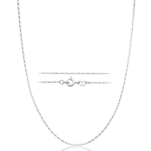 KIRZAX Collar de plata 925 para mujer,Collar Sin...