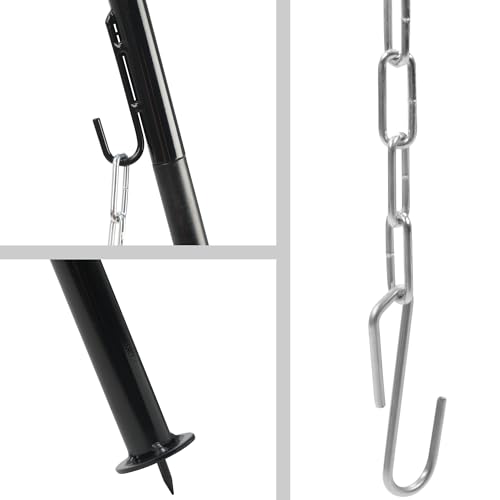 Foto von BBQ-Toro Dutch Oven Set 6-teilig mit Holzkiste | Gusseisen Set mit Dutch Oven 6 QT, Pfanne, Grillrost, Untersetzer & Dreibein | Zubehör Set, Outdoor Kochset, Gusseisen Grill Set, Kochtopf Set