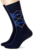 Tommy Hilfiger Herren Th Check Men's Socks (2 Pack) Socken, Tommy Blau, 39-42