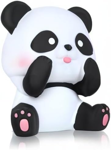 Miniatura 7 de H&W Banco de dinero Panda, alcancía inastillable, primer banco de monedas, la mejor decoración del hogar de cumpleaños de Navidad (WK041-D5)