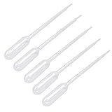 JPSOR 200pcs 1ml Disposable Plastic Transfer Pipettes with Scale