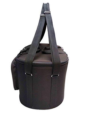 Image of Malav Tabla Hard Fiber Case Bag Black
